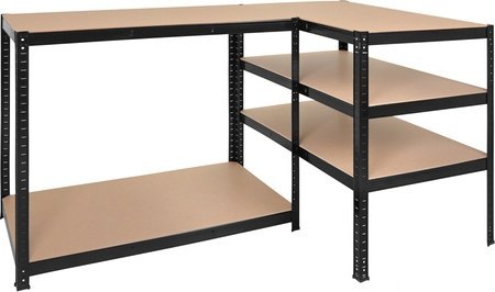Regał Magazynowy PAKO Czarny 180x100x60 5 Półek 1000 Kg