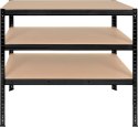 Regał Magazynowy PAKO Czarny 180x100x60 5 Półek 1000 Kg