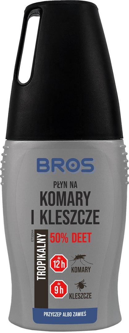 BROS - Płyn Na Komary i Kleszcze 50% DEET 50ml Turystyczny