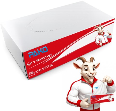Chusteczki Uniwersalne Box 150 szt. PAKO 2W - 18 op.