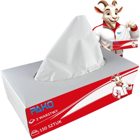 Chusteczki Uniwersalne Box 150 szt. PAKO 2W - 18 op.