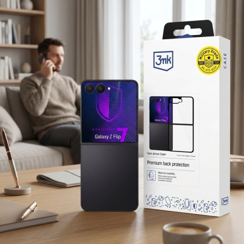 Etui Pancerne Samsung Galaxy Z Flip 7 - 3mk Satin Armor Case+ Flip