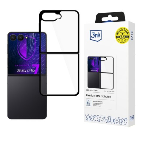 Etui Pancerne Samsung Galaxy Z Flip 7 - 3mk Satin Armor Case+ Flip
