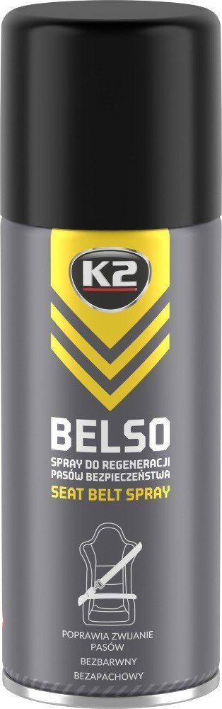 K2 BELSO SMAR DO REGENERACJI Pasów Bezpieczeństwa Samochodu 400ml B433