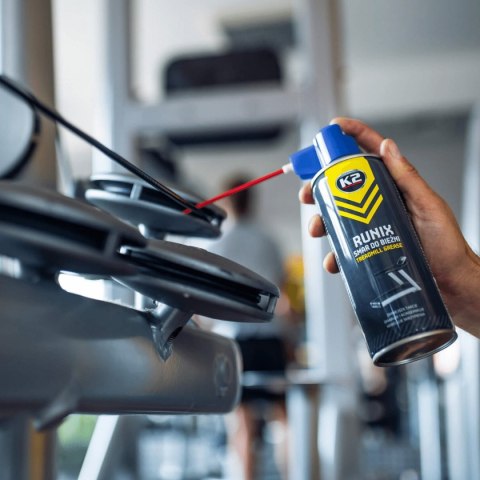 K2 RUNIX Smar Silikonowy Do Bieżni I Sprzętu Fitness W Sprayu 400ml B420