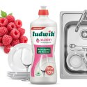 Ludwik Płyn Do Naczyń Malinowy Butelka 900g