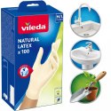 Rękawice lateksowe Vileda Natural Latex M/L 100 szt.