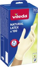 Rękawice lateksowe Vileda Natural Latex M/L 100 szt.