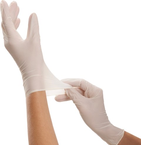 Rękawice lateksowe Vileda Natural Latex M/L 100 szt.