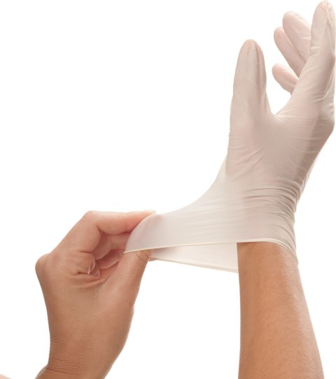 Rękawice lateksowe Vileda Natural Latex M/L 100 szt.