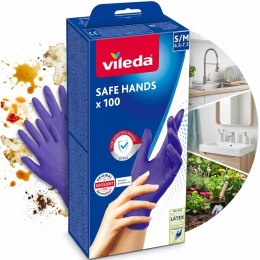Rękawice nitrylowe Vileda Safe Hands S/M 100 szt.