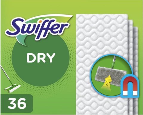 Swiffer Dry Ściereczki Podłogowe Do Mopa - Wkłady Elektrostatyczne 108 szt.