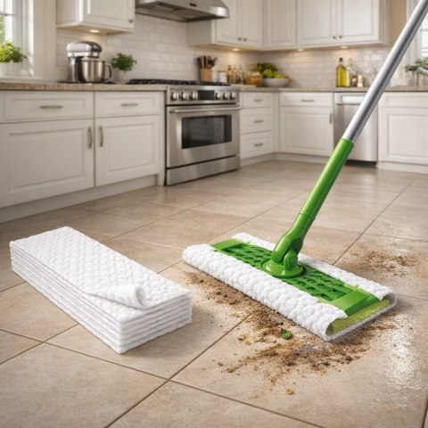 Swiffer Dry Ściereczki Podłogowe Do Mopa - Wkłady Elektrostatyczne 72 szt.
