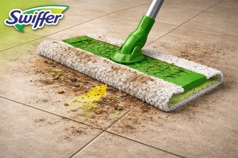 Swiffer Dry Ściereczki Podłogowe Do Mopa - Wkłady Elektrostatyczne 72 szt.