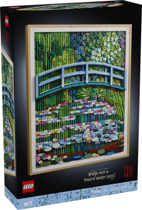 31220 - LEGO Art - Claude Monet — Most nad stawem z liliami wodnymi