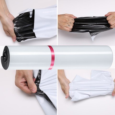 Foliopaki Kurierskie Białe 4XL 450x550mm - 100 szt.