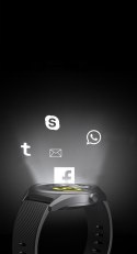 SMARTWATCH MĘSKI G. Rossi SW012-5 gold/gray + dodatkowa BRANSOLETA (sg007e)