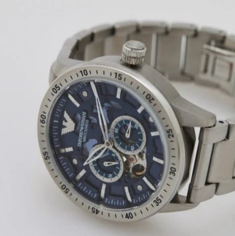 ZEGAREK MĘSKI EMPORIO ARMANI AR60052 - MARIO MECCANICO - AUTOMAT (zi056a)
