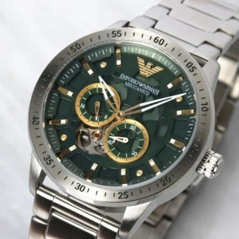ZEGAREK MĘSKI EMPORIO ARMANI AR60053 - MARIO MECCANICO - AUTOMAT (zi056b)