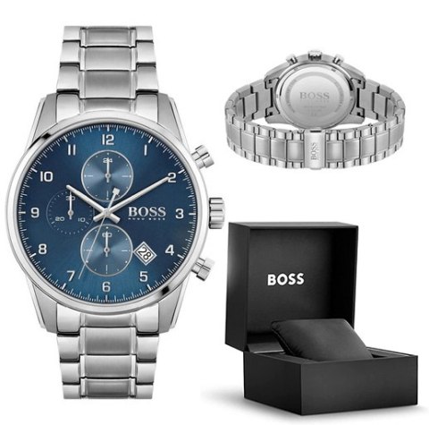 ZEGAREK MĘSKI HUGO BOSS 1513784 Skymaster Dark Blue (zh039a)