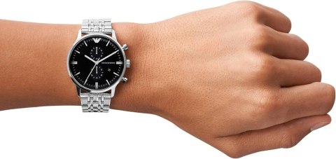 ZEGAREK MĘSKI EMPORIO ARMANI AR0389 - CLASSIC CHRONOGRAPH (zi066a)