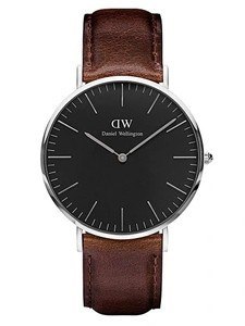ZEGAREK DAMSKI DANIEL WELLINGTON Classic Black Sheffield Lady Rose Gold DW00100131 (zw508d)