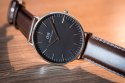 ZEGAREK DAMSKI DANIEL WELLINGTON Classic Black Sheffield Lady Rose Gold DW00100131 (zw508d)
