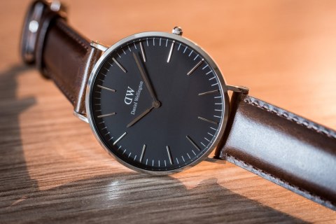 ZEGAREK DAMSKI DANIEL WELLINGTON Classic Black Sheffield Lady Rose Gold DW00100131 (zw508d)