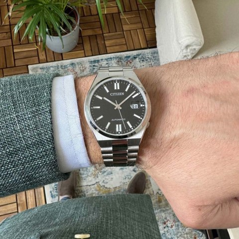 ZEGAREK MĘSKI CITIZEN Tsuyosa NJ0150-81E - AUTOMAT SZAFIR