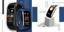 Smartwatch GIEWONT Czarno Granatowy 2 Paski GW200-6