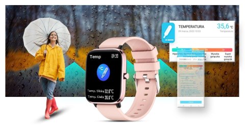 Smartwatch Giewont Różowy GW230-1 