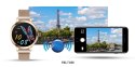 Smartwatch Damski VELTORI VT340-1 Złota Bransoleta + Różowy Pasek Silikonowy