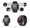 Smartwatch VELTORI VT120-1 Czarny Pasek Silikonowy