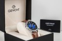 Zegarek Męski Giewont Elegance Sapphire Brązowo Niebieski GW5160-A4