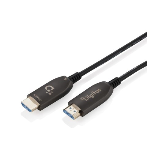 Kabel DIGITUS połączeniowy hybrydowy HDMI AOC HDMI-A męski-męski HDMI 2.1 UHD-2 8K@60Hz 48Gbps HDR, eARC, HDCP 2.2, CEC 10m