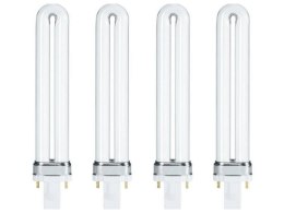 Świetlówka UV 9W do lampy UV - zapas 4 sztuki