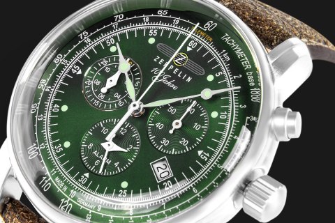 Zegarek Męski ZEPPELIN 100 Jahre Chronograph 8680-4 + BOX