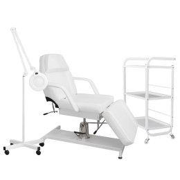 Zestaw mebli kosmetycznych: Fotel + lampa lupa + stolik G PCV - CLASSIC