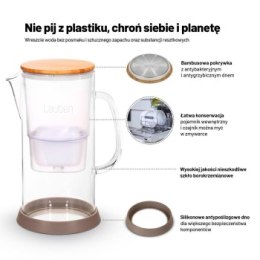 Dzbanek filtrujący Lauben Glass Water Filter Jug 32GW