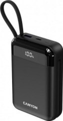 Canyon OnPower 204 20000 mah z kablem USB-C i Lightning czarny