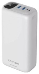 Canyon Powerbank PB-301 LED 30000 mAh PD 20W QC 3.0 biały