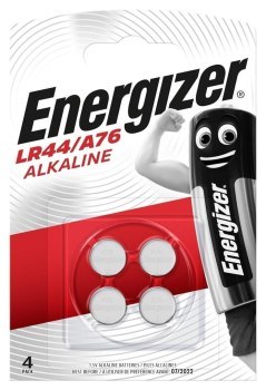 ENERGIZER BATERIE ALKALINE SPECJALISTYCZNA LR44 A76 4 SZTUKI 1 5V