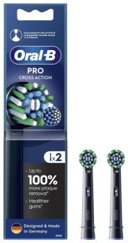 Końcówki do szczoteczek - Oral-B EB50BRB CrossAction | 2 szt. | czarny