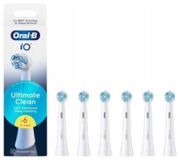 Końcówki do szczoteczek - Oral-B iO Ultimate Clean EB6 | 6 szt. | biały