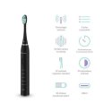 Szczoteczki - Szczoteczka Soniczna TrueLife SonicBrush Clean30 Black