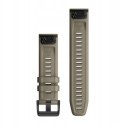 Garmin Pasek silikonowy na nadgarstek QuickFit 22 (ciemny piasek)
