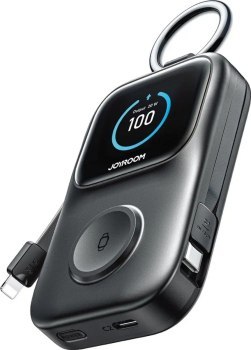 Joyroom JR-W19 5000 mAh z ładowaniem bezprzewodowym zegarka 5 W czarny