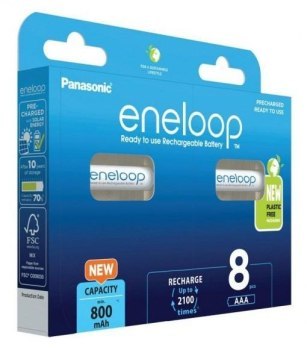 Panasonic Eneloop AAA 800 mAh 8 szt