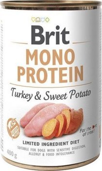 BRIT MONO PROTEIN indyk z batatem - 400g