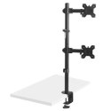 Uchwyt - MACLEAN UCHWYT DO MONITORAMAX VESA 100X100 13-27 9KG PODWÓJNY MC-967